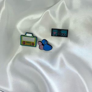 3 Video Game Themed Pins